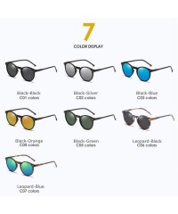 Oval Polarized Sunglasses Men Women Retro Round Sun Glasses Vintage Goggles UV400 Oculos Gafas De Sol - CW19852O7YM $14.48