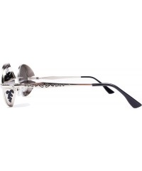 Sport Hippie Retro Vintage Round Sunglasses for women men Metal Frame Shades Gold - C111NGC48IV $26.90