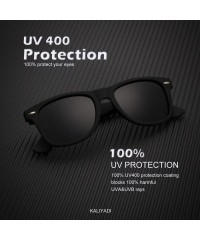 Round Polarized Sunglasses for Men and Women Matte Finish Sun glasses Color Mirror Lens 100% UV Blocking - CQ18GDQUHDE $17.24