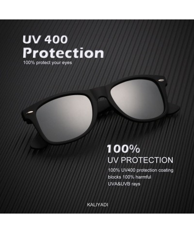 Round Polarized Sunglasses for Men and Women Matte Finish Sun glasses Color Mirror Lens 100% UV Blocking - CQ18GDQUHDE $17.24