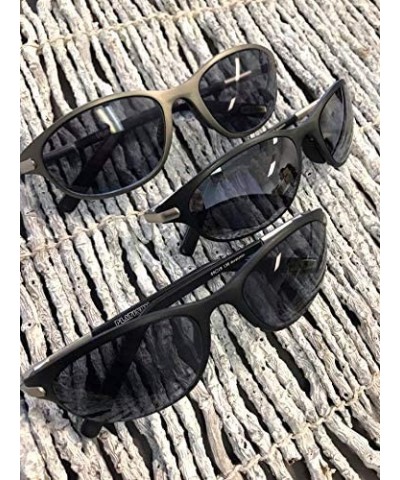 Oval Unisex Sunglasses Oval Durable Metal Frame Modern Inspired Design - Black Metal Frame/ Black Lens - CX18LXE99LW $7.75