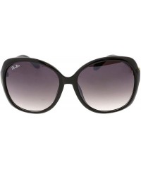 Butterfly Jolie Rose Oversize Women Butterfly Frame Sunglasses Model 144 - Black - CK18GYCXS7L $9.38