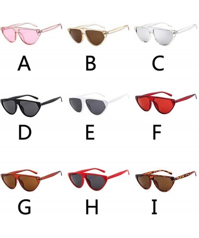 Square Women Vintage Retro Glasses Unisex Fashion Mirror Lens Sunglasses - G - CM18TMAAURS $8.11