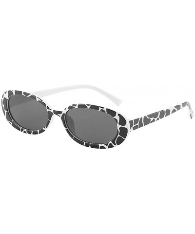 Round Unisex Fashion Eyewear Small Frame Sunglasses Vintage Glasses - Multicolor C - C719745OTKE $17.43