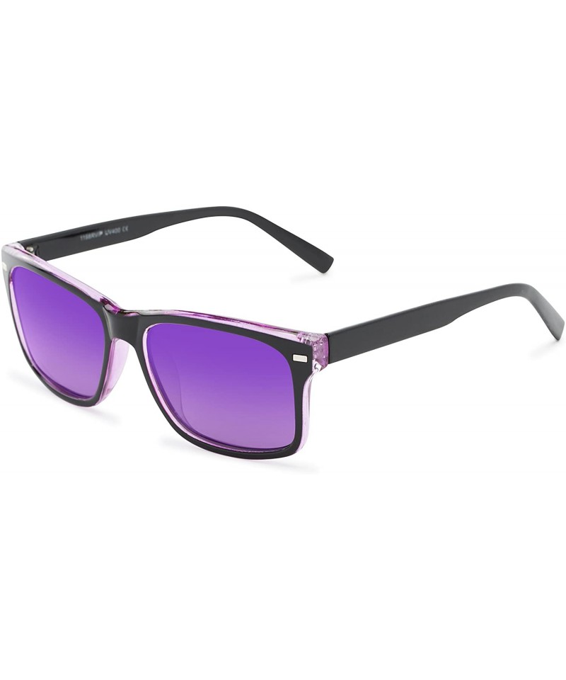 Sport Sunglass Warehouse Stokes - Polarized Plastic Retro Square Men's & Women's Full Frame Sunglasses - CG12O1Z9BDL $11.52