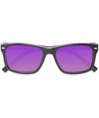 Sport Sunglass Warehouse Stokes - Polarized Plastic Retro Square Men's & Women's Full Frame Sunglasses - CG12O1Z9BDL $11.52