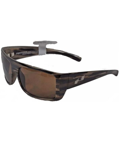 Rectangular Polarized Sunglasses Man-O-War - Woody Tortoise/Brown - CI11D5VQA79 $95.03