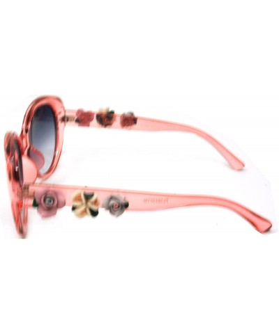 Butterfly Luxury Butterfly Lady Retro Party Beach Flowers wedding Sunglasses - C1185952XME $19.45