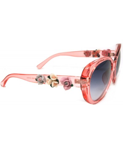 Butterfly Luxury Butterfly Lady Retro Party Beach Flowers wedding Sunglasses - C1185952XME $19.45