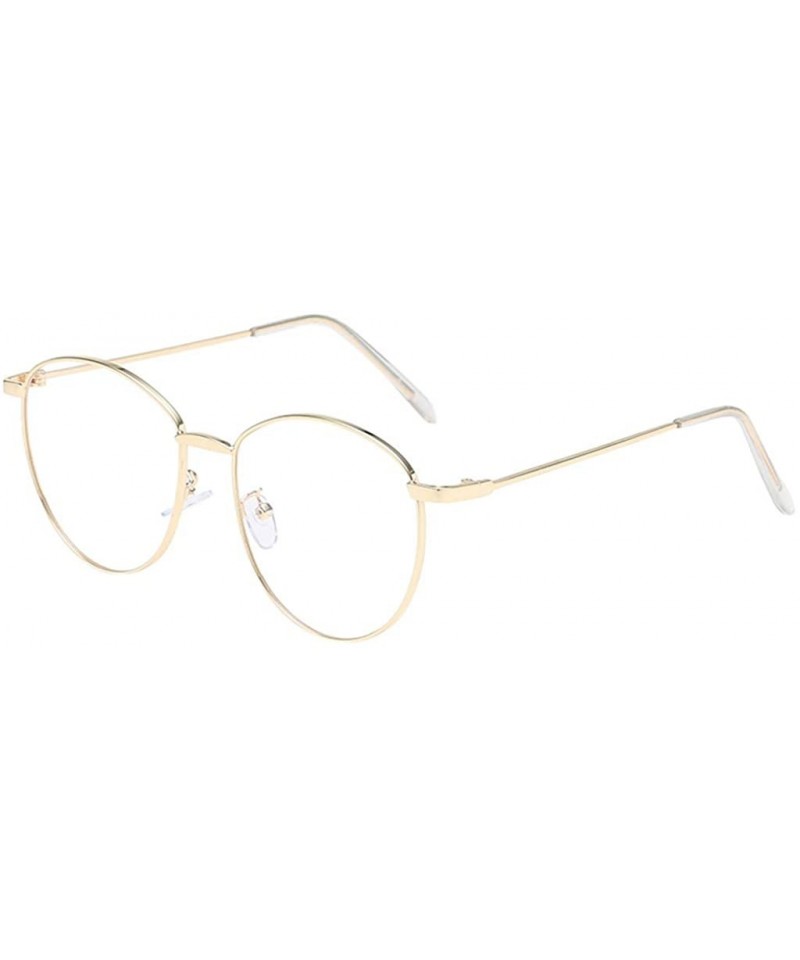 Oversized Fashion Man Women Irregular Shape Sunglasses Glasses Vintage Retro Style 2019 Fashion - G - CB18TI9K6CY $16.68
