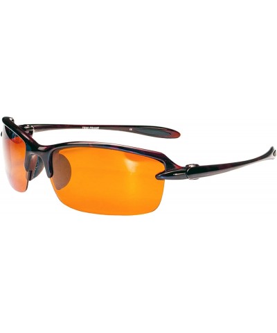Rimless LANA'I P132 Polarized Flex Frame Sunglasses - Tortoise & Bronze - CH11767S8UV $27.98