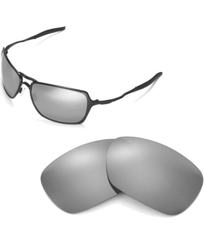 Shield Replacement Lenses for Oakley Inmate Sunglasses - 9 Options Available - Titanium Mirror Coated - Polarized - C211918H9...