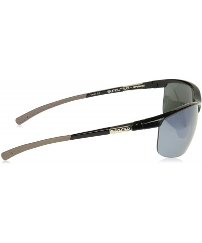 Rimless Tension Polarized Sunglasses - Black - C01875C2ON7 $62.60