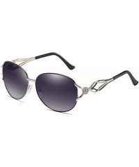 Rimless Women Polarized Sunglasses UV400 Protection Ladies Fashion Stylish Eyewear - Black - CG18OA4XNHQ $43.03