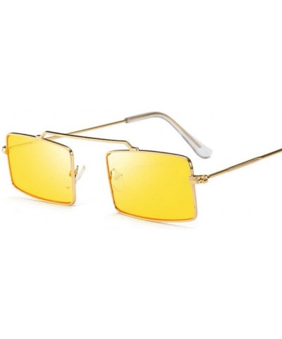 Square Polarizer Anti-UV Sunglasses Outdoor Sunglasses Sunglasses Square Sunglasses Women Shade UV400 - Yellow - CY197Y986ME ...