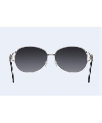Rimless Women Polarized Sunglasses UV400 Protection Ladies Fashion Stylish Eyewear - Black - CG18OA4XNHQ $43.03