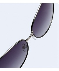 Rimless Women Polarized Sunglasses UV400 Protection Ladies Fashion Stylish Eyewear - Black - CG18OA4XNHQ $43.03