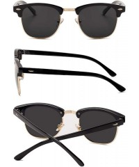Goggle New Fashion Semi RimlPolarized Sunglasses Men Women Er Half Frame Sun Glasses Classic Oculos De Sol UV400 - CZ199CDY6W...