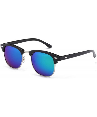 Goggle New Fashion Semi RimlPolarized Sunglasses Men Women Er Half Frame Sun Glasses Classic Oculos De Sol UV400 - CZ199CDY6W...