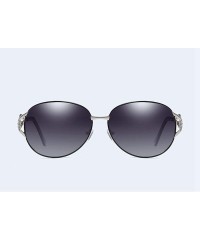 Rimless Women Polarized Sunglasses UV400 Protection Ladies Fashion Stylish Eyewear - Black - CG18OA4XNHQ $43.03