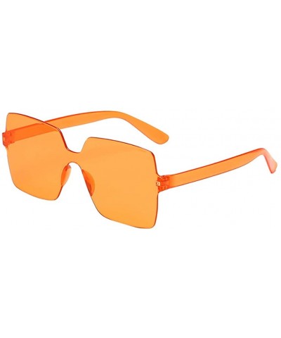 Goggle Sunglasses Oversized Transparent Eyeglasses 2DXuixsh - C - CH196ZC3K5C $7.11