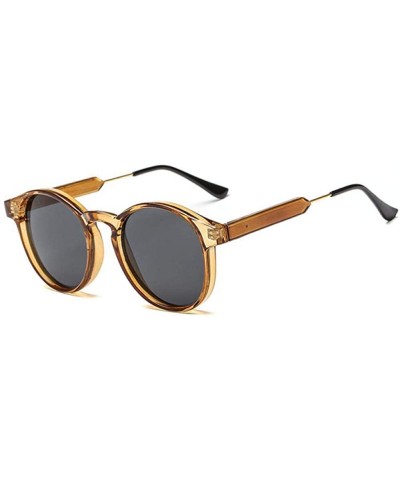 Aviator Sunglasses Retro Personality Cat Eye HD Lens Travel Outdoor Shopping Sun 1 - 4 - CY18YZWI2QZ $18.40