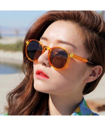 Aviator Sunglasses Retro Personality Cat Eye HD Lens Travel Outdoor Shopping Sun 1 - 4 - CY18YZWI2QZ $7.17