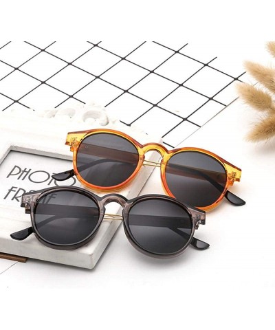 Aviator Sunglasses Retro Personality Cat Eye HD Lens Travel Outdoor Shopping Sun 1 - 4 - CY18YZWI2QZ $7.17