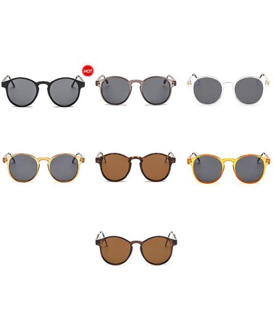 Aviator Sunglasses Retro Personality Cat Eye HD Lens Travel Outdoor Shopping Sun 1 - 4 - CY18YZWI2QZ $7.17