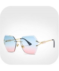 Goggle 2019 Square RimlPearl Sunglasses Retro Women Er Trendy Gradient Polygon Sun Glasses Female UV400 G23023 - C0198AI8QZI ...