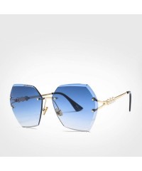 Goggle 2019 Square RimlPearl Sunglasses Retro Women Er Trendy Gradient Polygon Sun Glasses Female UV400 G23023 - C0198AI8QZI ...