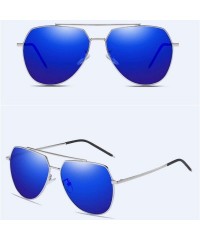 Aviator Men's Polarizing Sunglasses Classic Toad Mirror Antiglare Polarizing Driving Sunglasses - A - CC18QS0D7GA $35.55