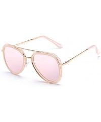 Round Round Face Polarized Sunglasses Sunglasses Big Face Fashion Glasses - 1 - CV19058Y0DK $27.32