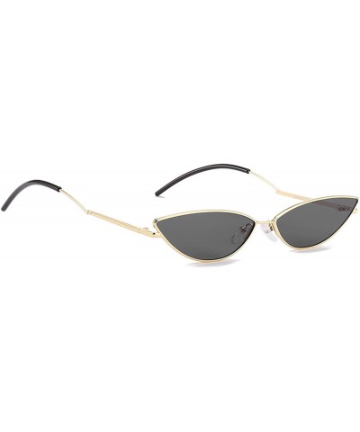 Cat Eye Polarized Sunglasses Protection Fashion Festival - Gold Gray - C118TNCAXGZ $34.88