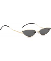 Cat Eye Polarized Sunglasses Protection Fashion Festival - Gold Gray - C118TNCAXGZ $17.90