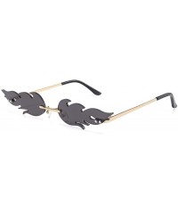 Rimless Fashion Sunglasses Rimless Glasses Vintage - C2 - CB198G5A97W $20.25