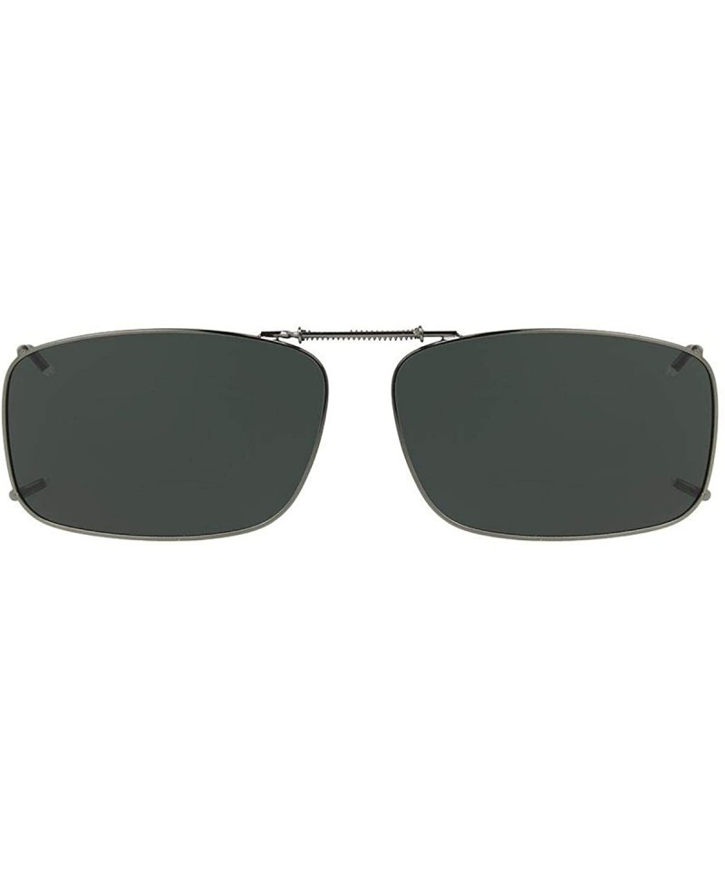 Rectangular polarized Clipons 52 Rec19 Full frame Gray - CC18O6IT3CC $10.17