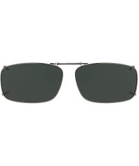 Rectangular polarized Clipons 52 Rec19 Full frame Gray - CC18O6IT3CC $20.60