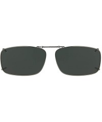 Rectangular polarized Clipons 52 Rec19 Full frame Gray - CC18O6IT3CC $10.17