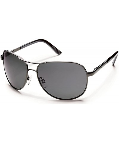 Sport Optics Aviator Sunglasses - Gun Metal - CN114U10CZZ $96.88