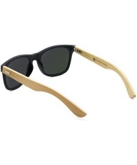 Aviator Wholesale Bamboo Sunglasses Eco Friendly Modern Retro 80's Classic - 10 Pack - Matte Black - Lava Red - CZ182DIOS35 $...