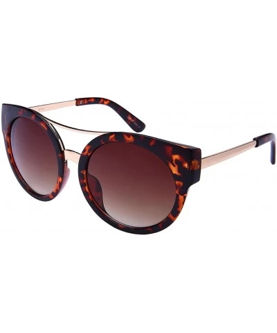 Oval Womens Oval Cat Eye Sunglasses w/Gradient Lens 32189-AP - Demi - C012NR1W2E0 $11.32