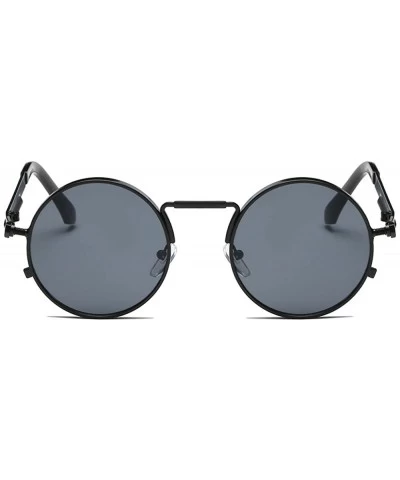 Rectangular Retro Round Polarized Sunglasses For Women Men Fashion Metal Frame UV Protection Driving Outdoor Sun Glasses - CN...