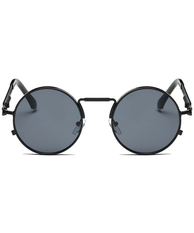 Rectangular Retro Round Polarized Sunglasses For Women Men Fashion Metal Frame UV Protection Driving Outdoor Sun Glasses - CN...