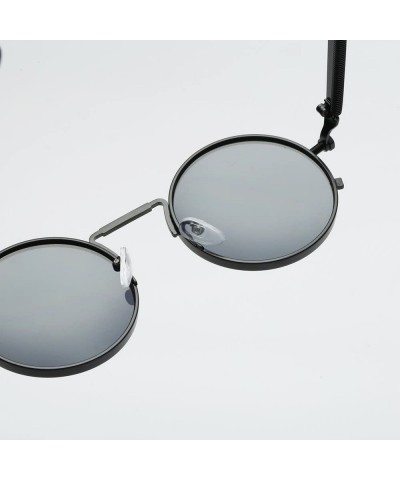 Rectangular Retro Round Polarized Sunglasses For Women Men Fashion Metal Frame UV Protection Driving Outdoor Sun Glasses - CN...