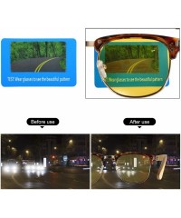 Sport Polarized HD Night Driving Glasses Anti Glare Safe Night Vision Sunglasses - Leopard - CK189OS0W8N $13.21