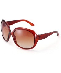 Goggle Fashion Women's Sunglasses Retro Vintage Big Frame Goggles Shades Eyeglass - Brown - CY12N34O8XM $9.50