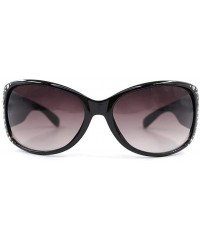 Wayfarer Wayfarer Rhinestone Sunglasses For Women Western UV 400 Protection Shades With Bling - CQ19CDRZWYZ $23.54