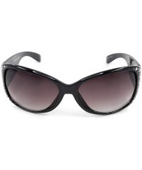 Wayfarer Wayfarer Rhinestone Sunglasses For Women Western UV 400 Protection Shades With Bling - CQ19CDRZWYZ $23.54