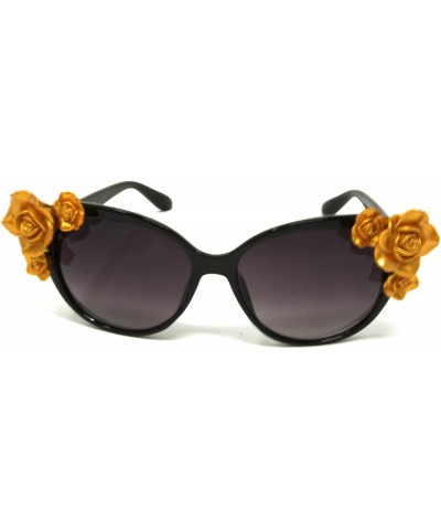 Butterfly Luxury Butterfly Lady Retro Party Beach Flowers wedding Sunglasses - C018594XEGH $13.89